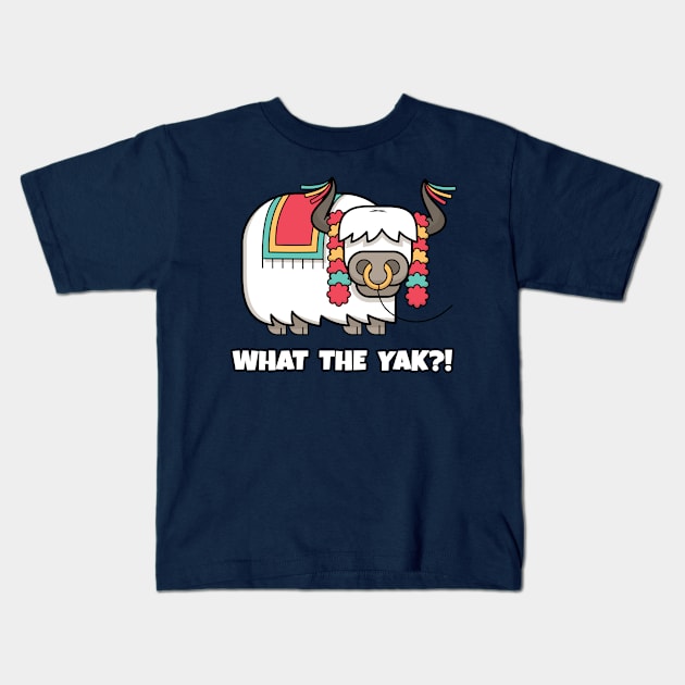 What The Yak?! Kids T-Shirt by ArticaDesign